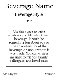 Back label - Add Photo Purple