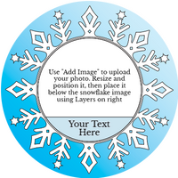 Add Photo Snowflake