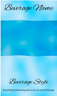 Add Photo Swirly Blue Tall