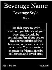 Back label - Arizona Sunset Tall