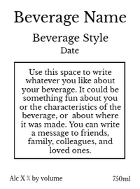 Back label - Aztec Horizontal