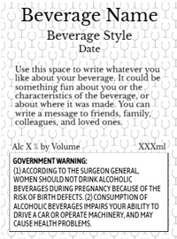 Back Label- Wine Glasses