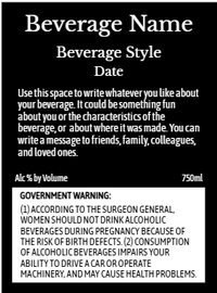 Back label - Botticelli