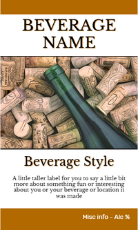 Bottles & Corks Tall