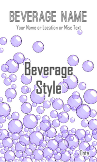Bubbles Purple Tall