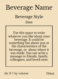 Back label - Butterfly Dance