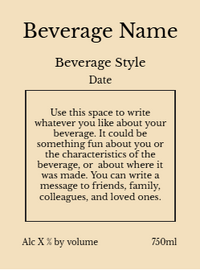 Back label - Butterfly Dance