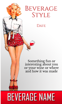 Calendar Girl Red Tall