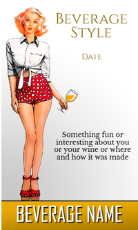 Calendar Girl White Tall