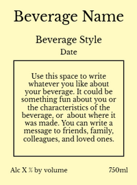 Back label - Cat Tales Red