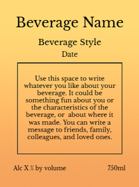 Back label - Cityscape