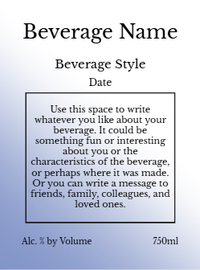 Back label - Daises Red