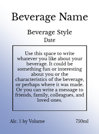 Back label - Daises Red Tall
