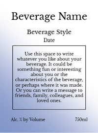 Back label - Daises White