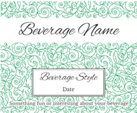 Flower Filigree Green