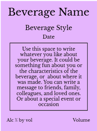 Back label - Freebird