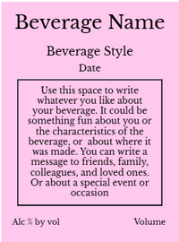 Back label - Freebird Pink Horizontal