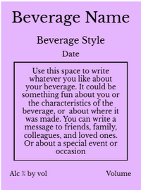 Back label - Freebird Purple Horizontal