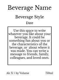 Back label - Gradients- White Orange