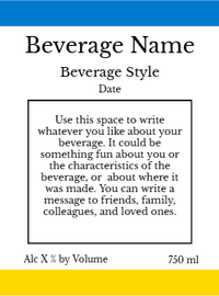 Back label - Greentree Tall