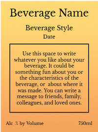 Back label - Holiday Balls