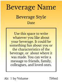 Back label - Holiday Quilt