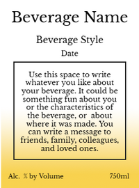 Back label - Honey Bees Large