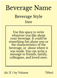 Back label - Honeycomb Purple