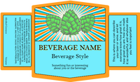 Hops Blue Chevron
