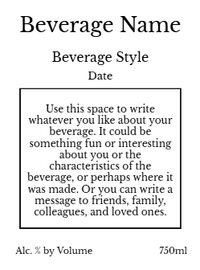 Back label - Horizons