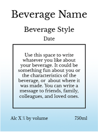 Back label - Lighthouse