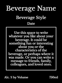 Back label - New Wave