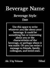 Back label - New Wave