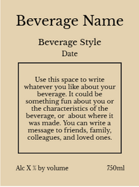 Back label - New World Horizontal