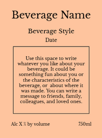 Back label - New World Round