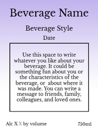 Back label - Old Vine Purple