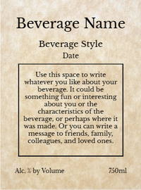 Back label - Optimus Rex