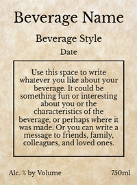 Back label - Optimus Rex Tall