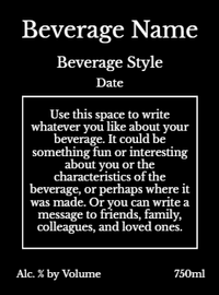 Back label - Orchestra Red