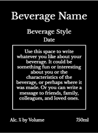 Back label - Orchestra Red