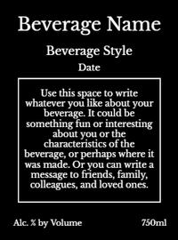 Back label - Orchestra White