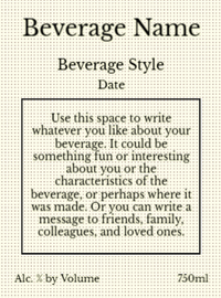 Back label - Smith St. Red Round