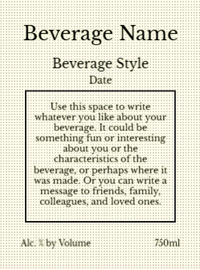 Back label - Smith St. Red Round