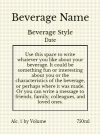 Back label - Smith St. White Round