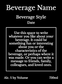 Back label - Spanish Nights