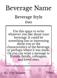 Back label - Splashies Tall