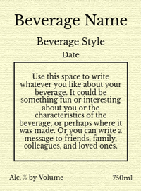 Back label - Springtime White