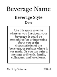 Back label - Stellar