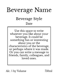 Back label - Stellar Wide