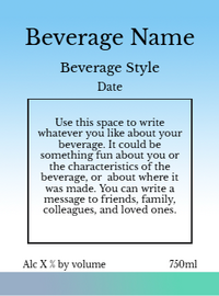 Back label - Summer Breeze
